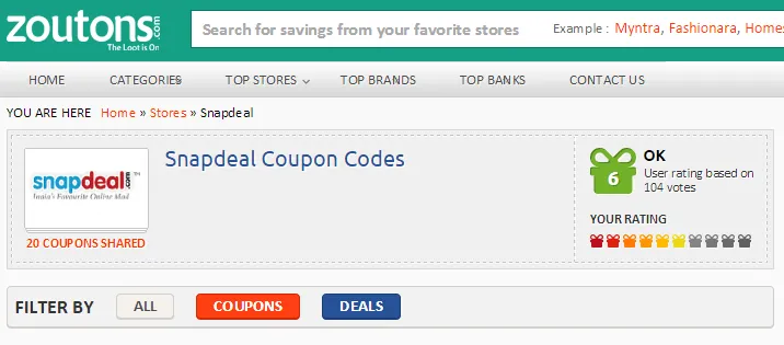 Snapdeal Vouchers